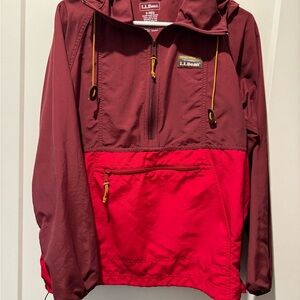 L.L. Bean Maroon/Red Anorak